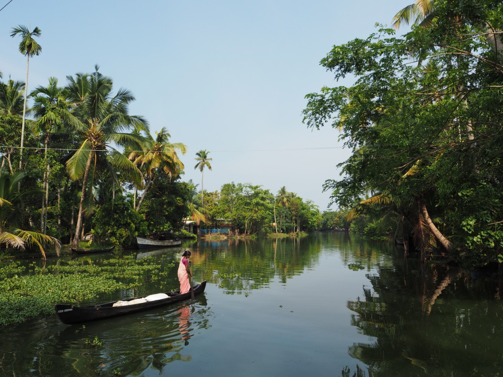 The beautiful, untouched Kerala backwaters