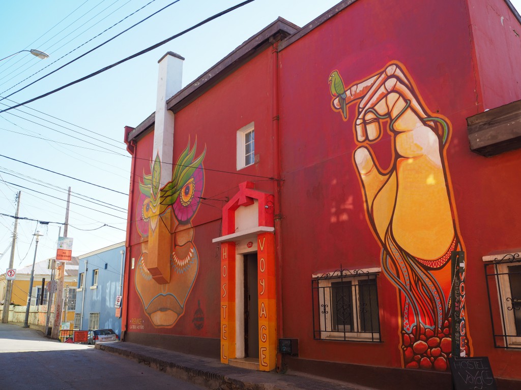 Graffiti art everywhere around the hilltops in Valparaiso