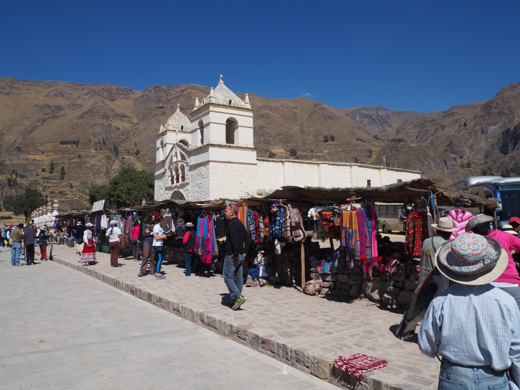 The local town of Maca, deep within the Colca Canyon